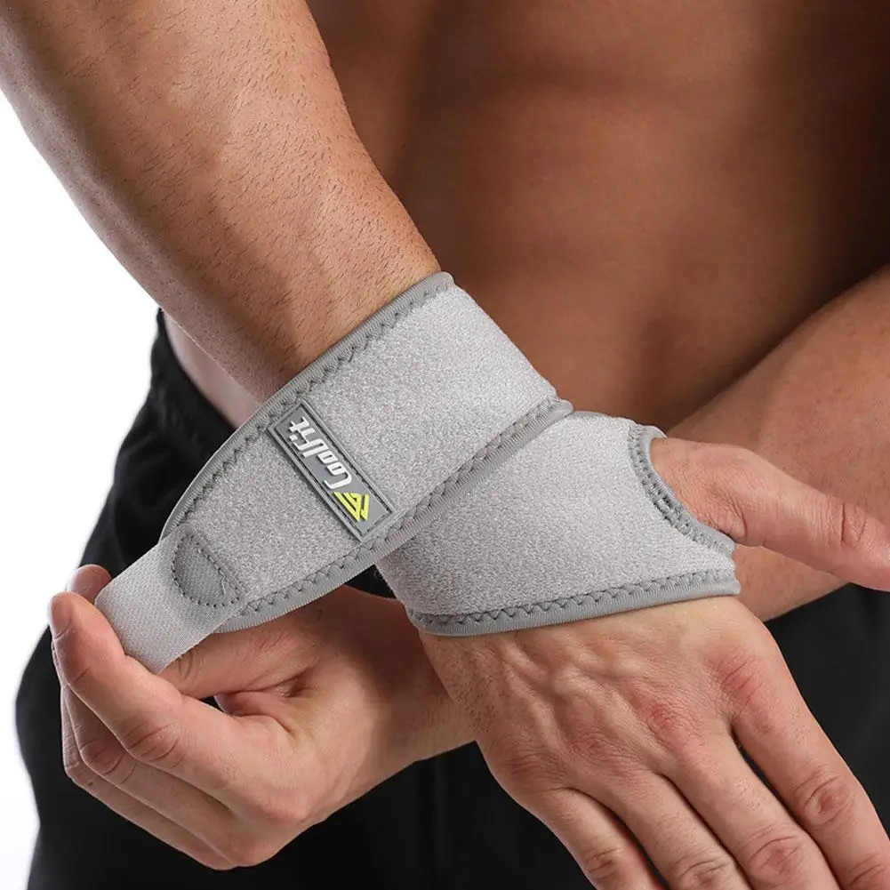 Unisex Wrist Guard Band Brace Support Carpal Tunnel Sprains Strain Gym Strap Sports Adjustable Wrist Protective Equipment