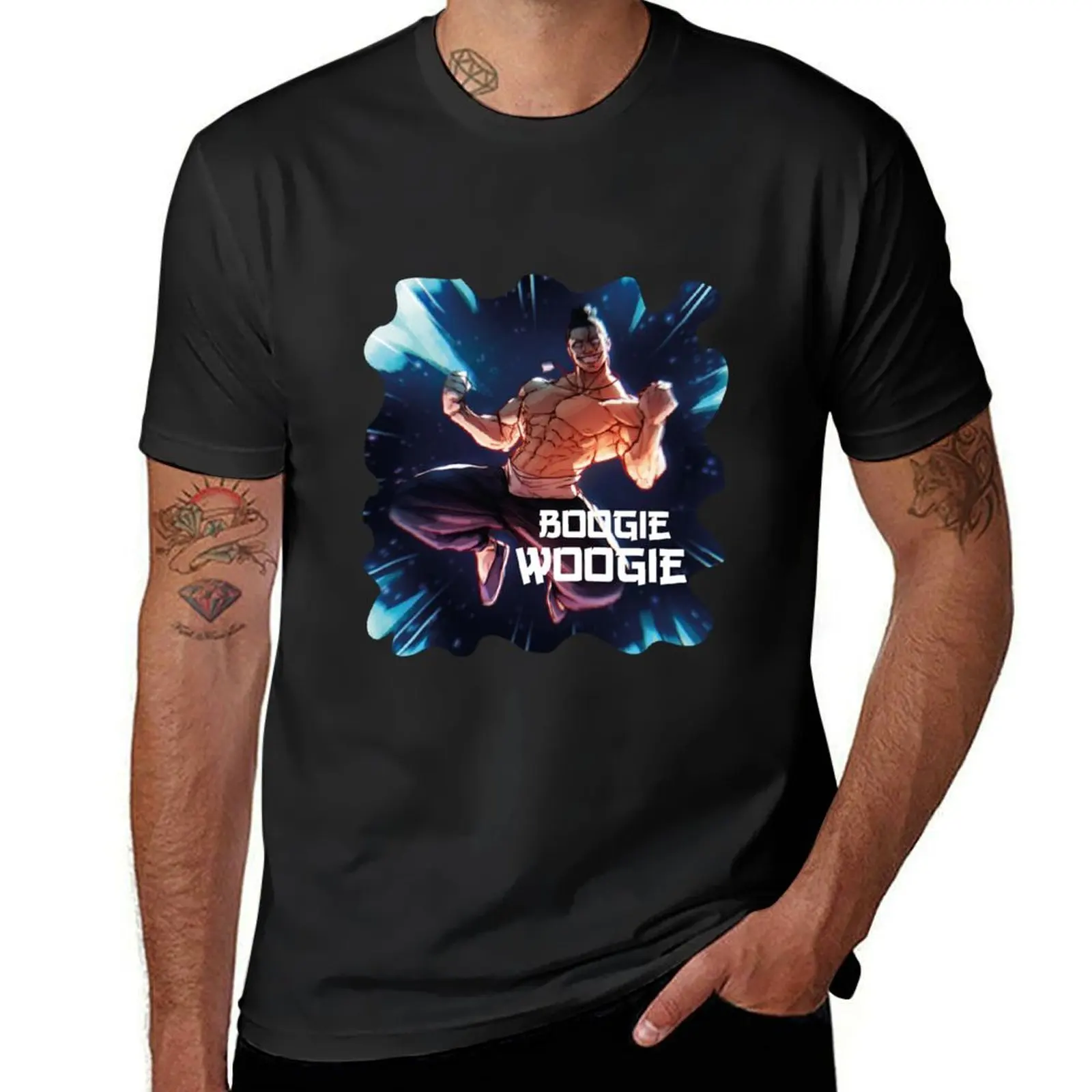 boogie woogie T-Shirt new edition summer clothes blacks Blouse oversized t shirt men