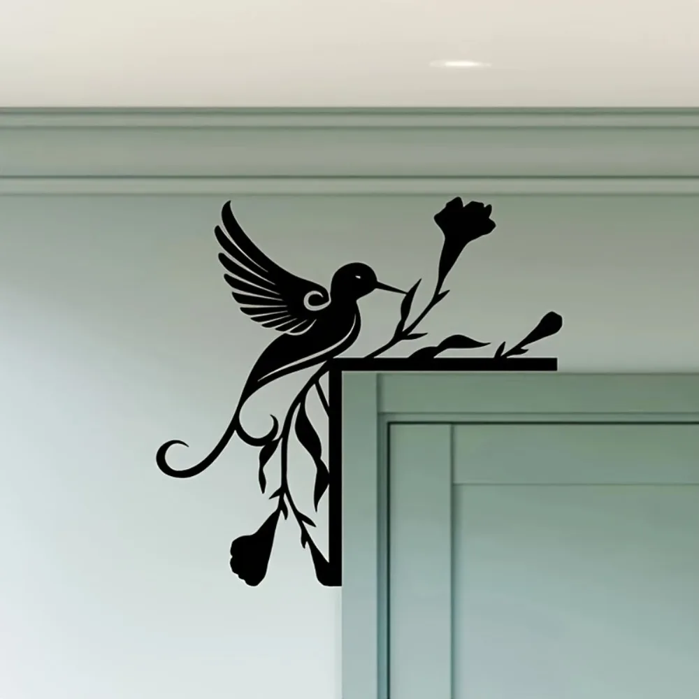 CIFbuy Hummingbird Wall Art Acrylic Door Corner Decor Bird Animal Hanging Ornament Home Top Decoration