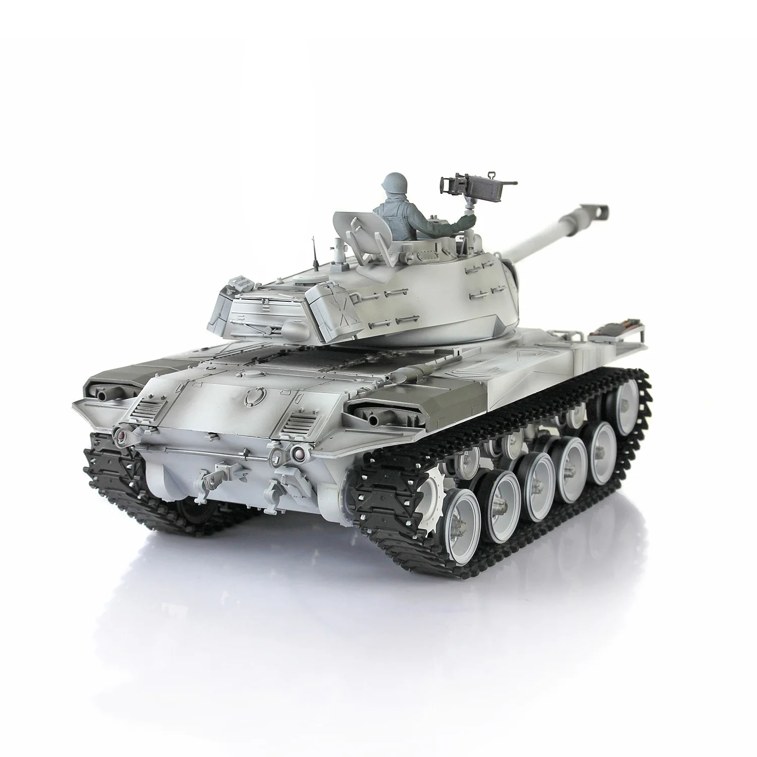 Heng longo 2.4ghz 1/16 7.0 plástico walker bulldog rtr rc tanque 3839 barril recoil bb unidade de tiro alto-falante metralhadora TH20339-SMT4