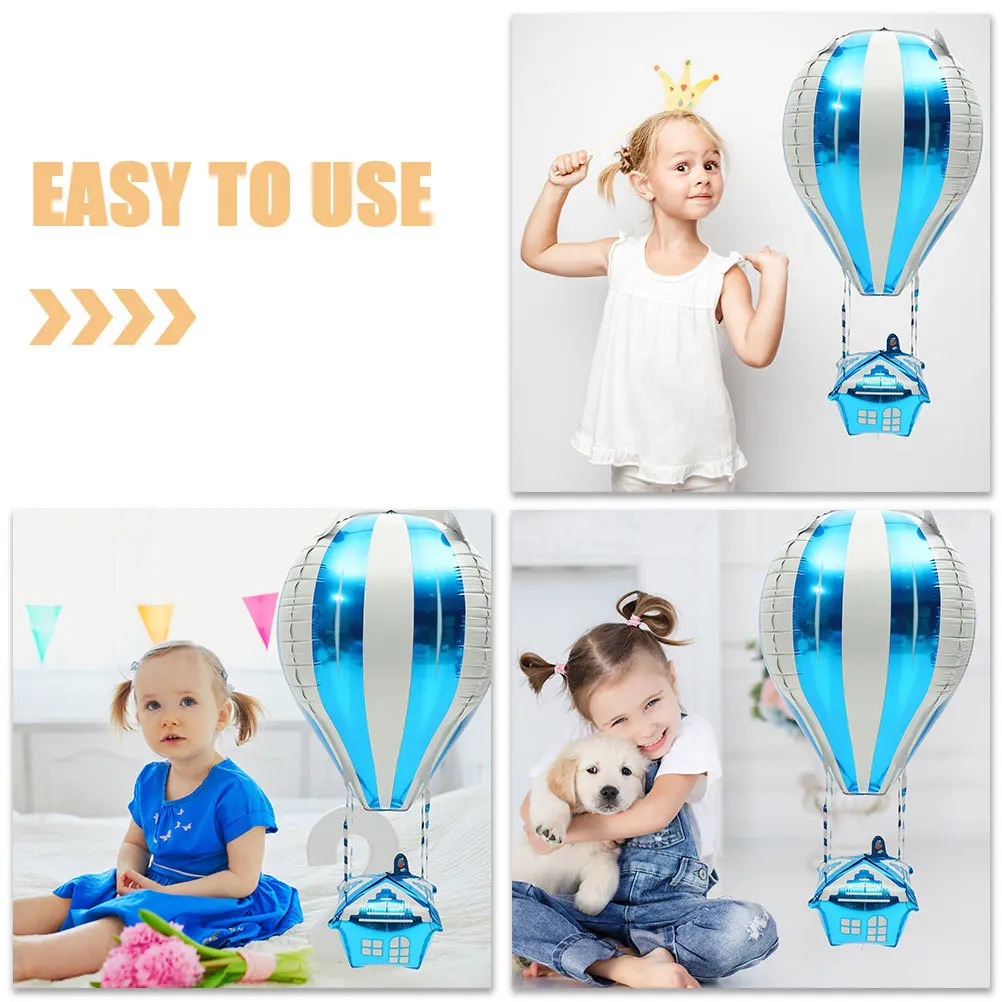 

20Pcs Hot Air Balloon Aluminum Foil Balloons Birthday Wedding Party Decoration Valentine's Day Party Supplies Balloons