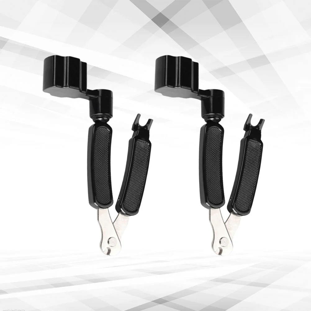 2 Pcs Guitar Strings Tools Electric Accessories Luthiers Parts Pin Instrument Maintenance Triple