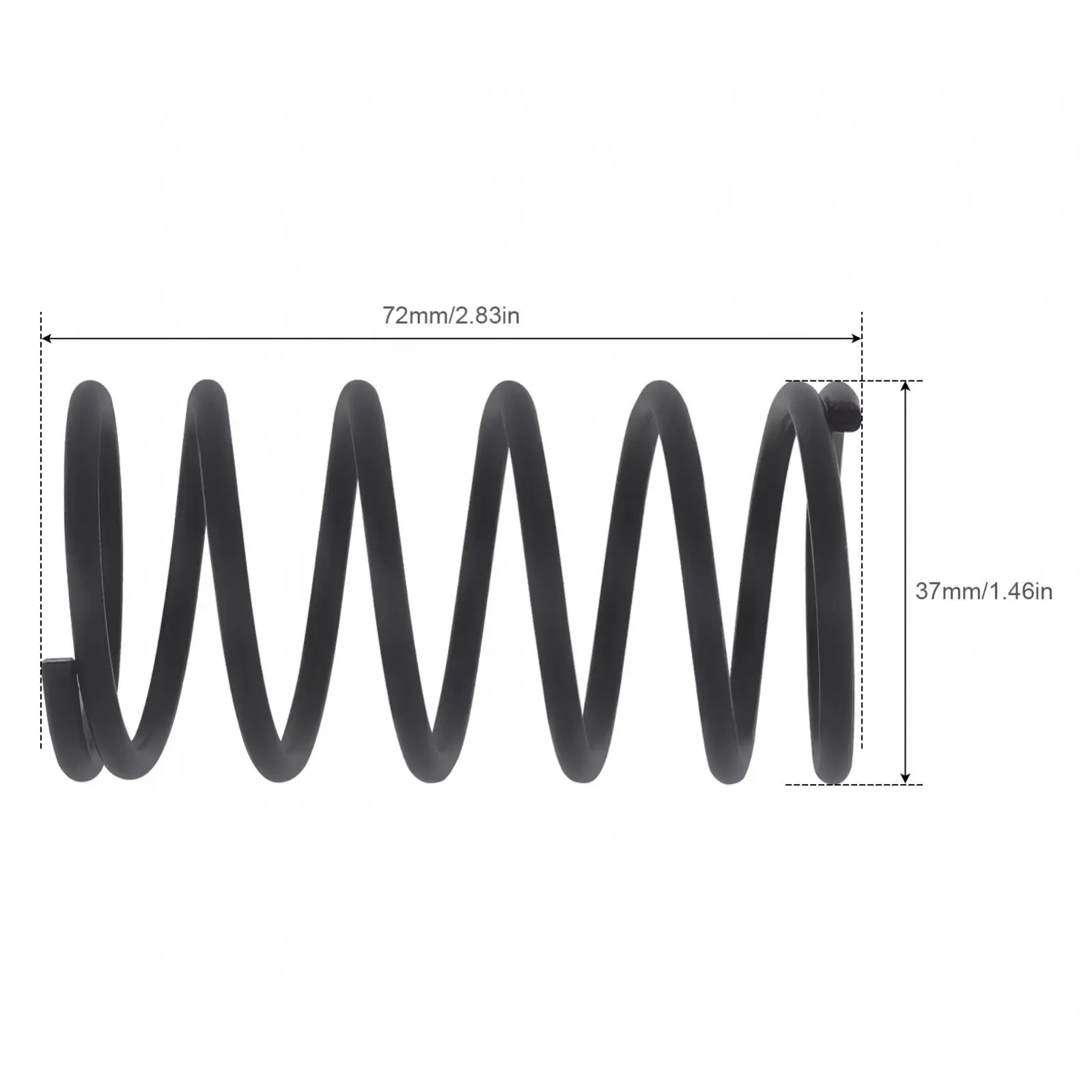 Carbon Steel Descaling Needles Spring Replacement Part for Needle Scaler Pneumatic Rust Removal Tool Air Tool Spring