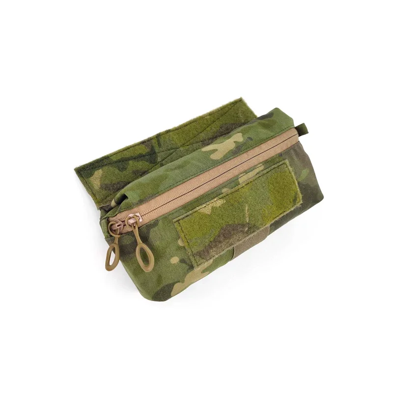 Tactical EDC Dump Drop Pouch Airsoft MK4/D3/FCPC Chest Rig Hanging Abdominal Pouch Multicam Expanded Plate Carrier Fanny Bag view 4