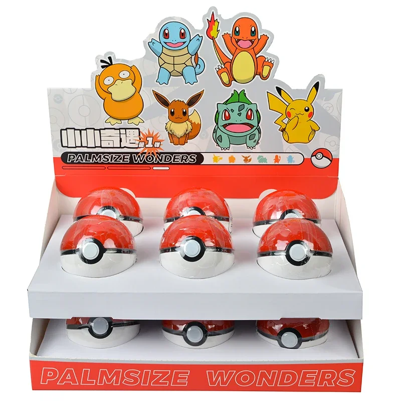 Pokemon Anime Pokeball Action-figuren Sylveston Umbreon Gengar Mini Puppen FUNISM Original Echte Modell Auto Ornament Spielzeug Geschenk