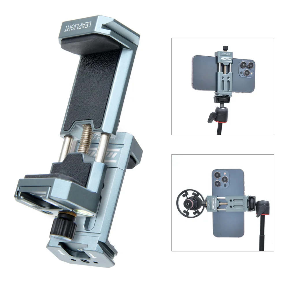 

Arca Swiss Phone Mount Uka Phone Tripod Mount Clamp DSLR Monitor Mount for iPhone 14 pro/13 Pro/12/11/Samsung Vlog Livestreaming
