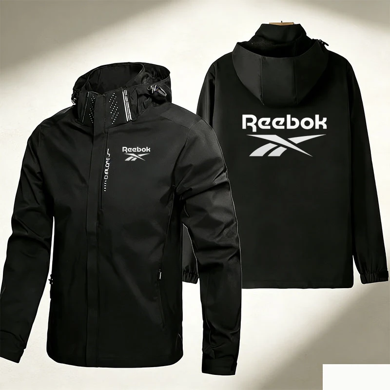 Chaqueta de ciclismo impermeable para hombre con logo de Reebok / Ropa para bicicleta de montaña / Abrigo / Impermeable para bicicleta / Chaqueta / Estilo impermeable para hombre