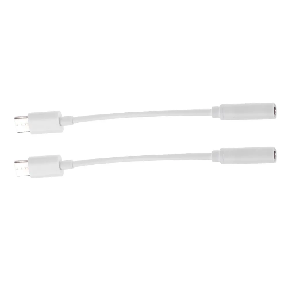 2Pcs Type-C to 3.5mm Audio Adapter High Durability PVC Copper Cable Plug and Play Phone Headphone Converter Phone Convertor view 5