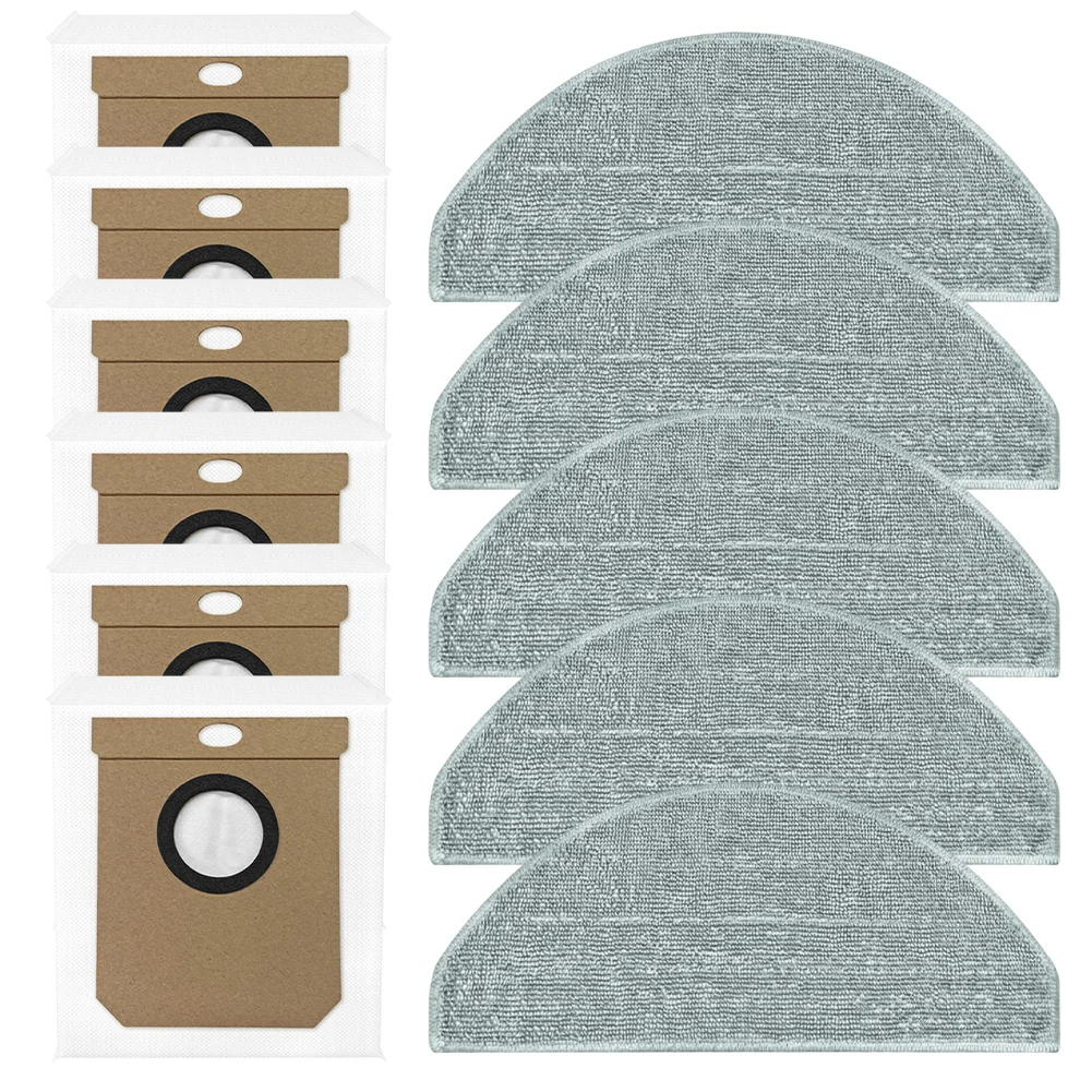 Replacement Microfiber Floor Cleaning Accessories For DEERMA S30 For DEM-S30 Robot Vacuum Mop Cloths Dust Bags