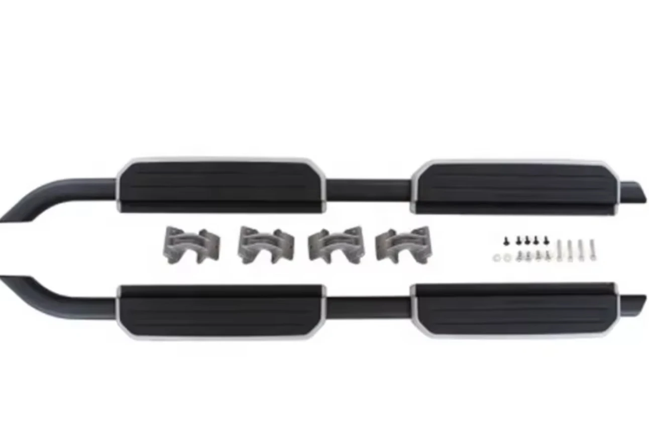2Pcs left right steel side step fits for 2020 land rover defend 110 running board Nerf bar pedal protector side stairs
