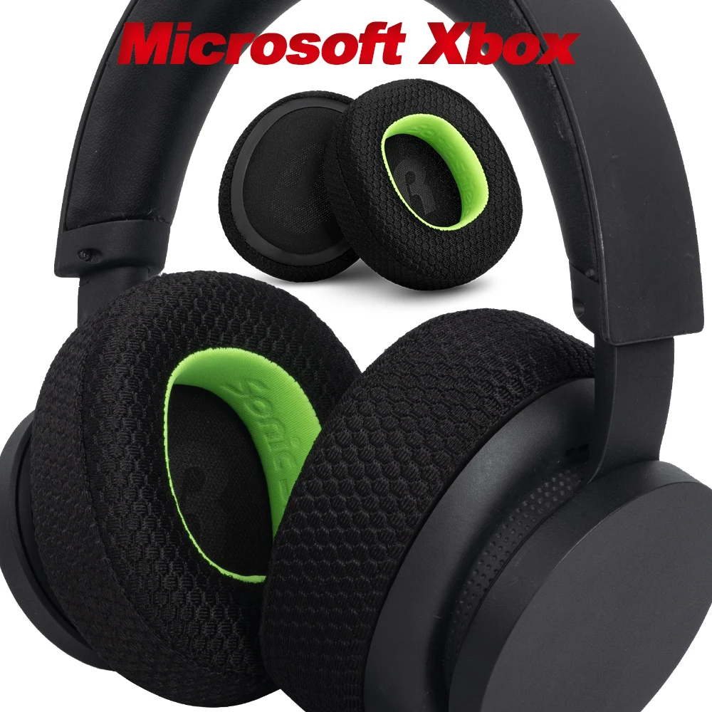 Nauszniki do słuchawek Microsoft Xbox Wireless (wersja 2024) i przewodowych słuchawek stereo Xbox, edycja specjalna z okazji 20-lecia.
