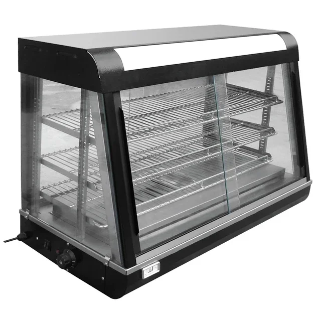 Glass Display Showcase / Hot food display cabinets / Warming Showcase