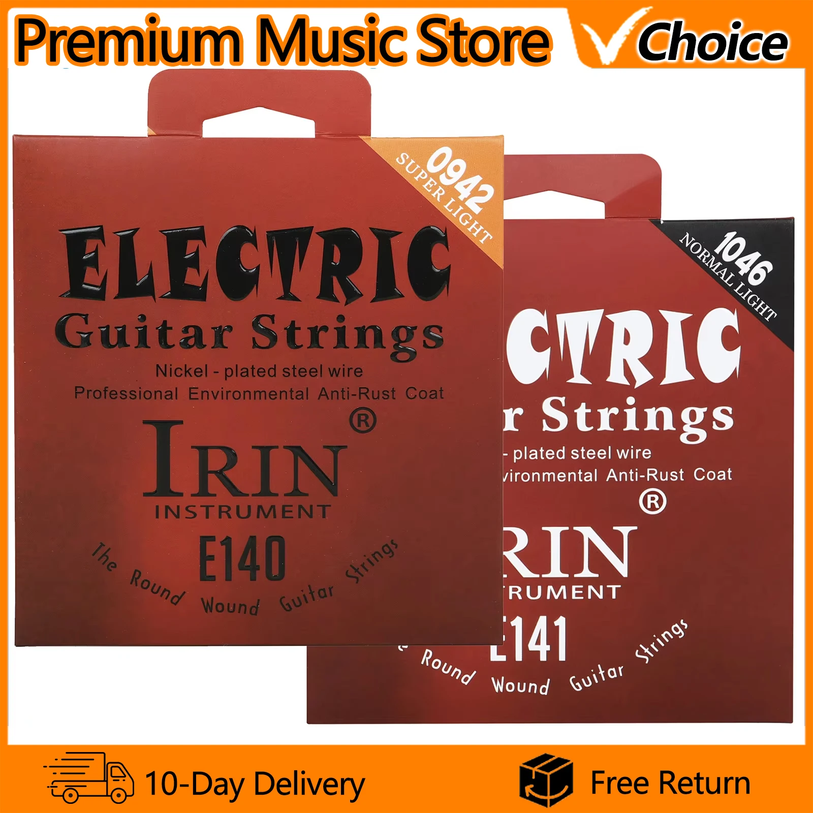 IRIN E-Gitarre Saiten High Carbon Legierung Nickel Stahl Wrap Professionelle Anfänger Instrumentierung Saiten Gitarre Teile