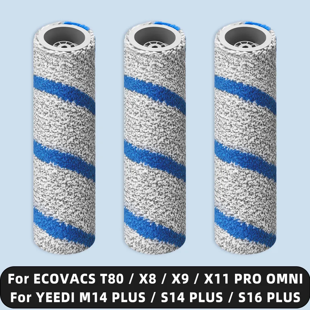 Trapeador de rodillos compatible para ECOVACS T80 / X8 / X9 / X11 PRO OMNI, X11 OMNICYCLONE, YEEDI M14 PLUS / S14 PLUS / S16 PLUS