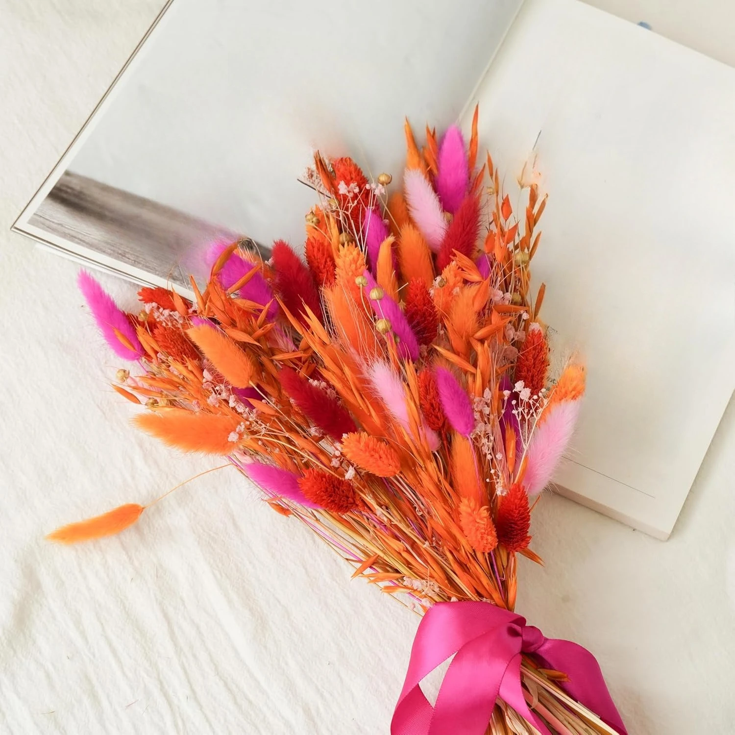 Colorful Dried Flower Pampas B - Baby Breath Dried recension och pris