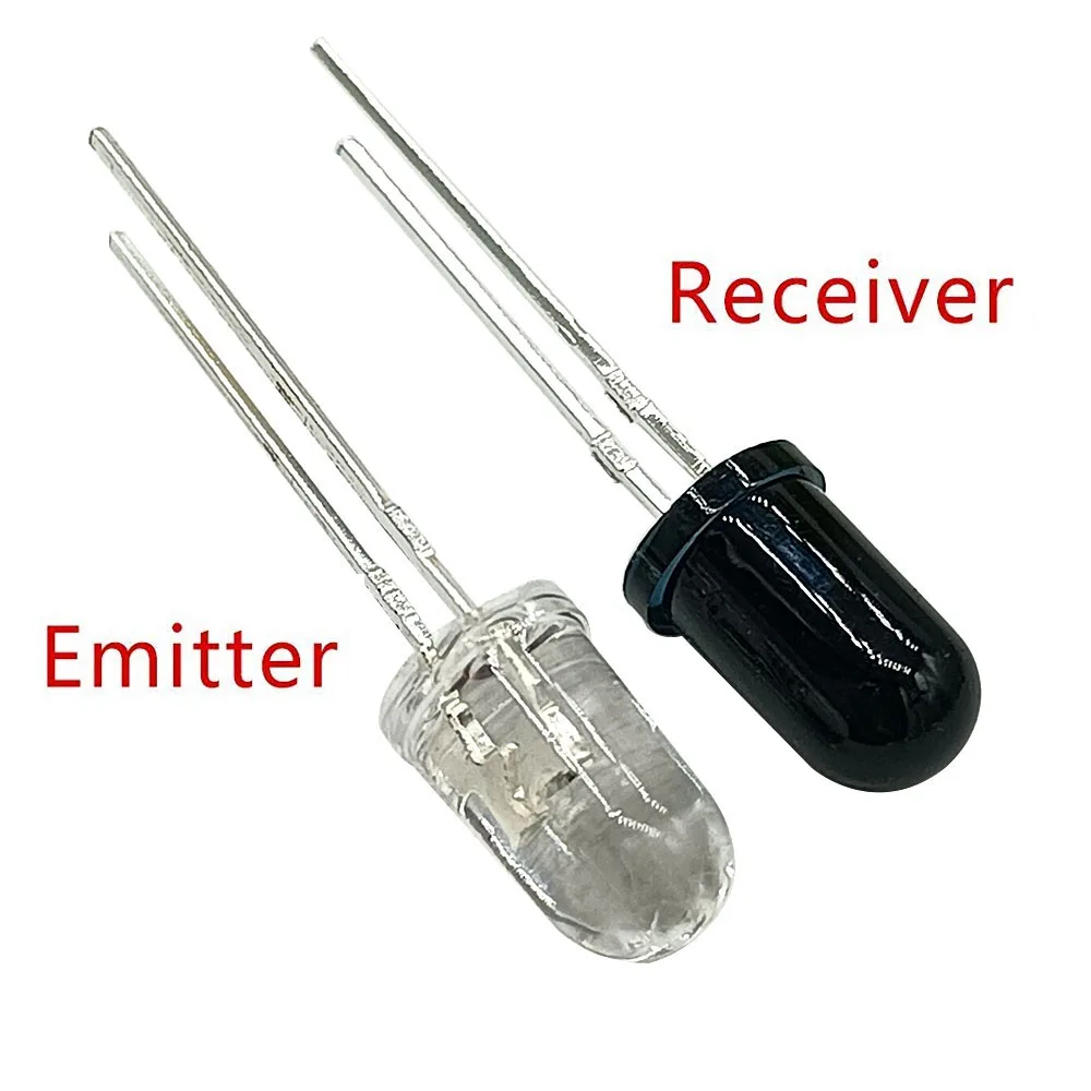 50pairs/100pcs 5mm 940nm IR LED Assorted Infrared Emitter And IR Receiver Diode  Diodes 5mm 940nm IR Infrared LED Diode LED Lamp