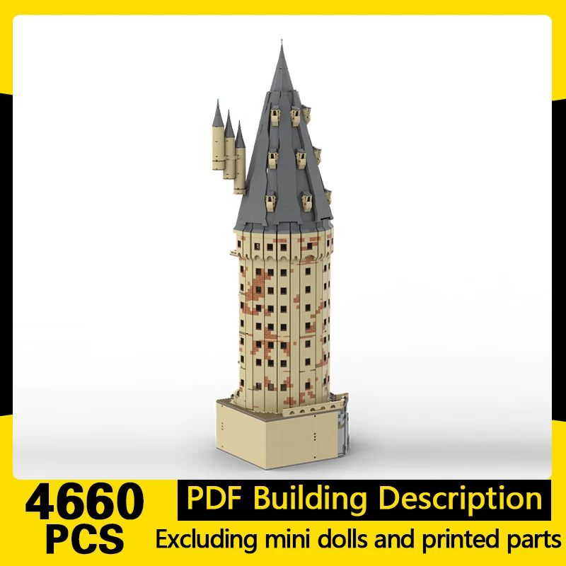 

Magical Movie Model MOC Building Bricks Castle Main Tower Modular Technology Gifts Holiday Assemble Children Toys Suit