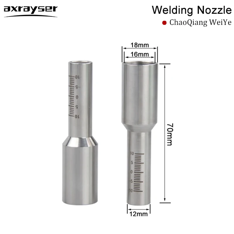 Imagem -05 - Conjunto de Bicos de Cabeça de Soldagem a Laser Cobre para Soldagem Tocha de Tubo de Escala Fixa Hand Held Wsx Cqwy Weiye M16