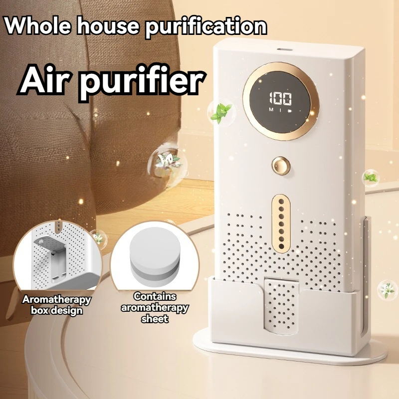 New car air purifier household formaldehyde removal desktop small ozone refrigerator deodorizer refrigerator fresher