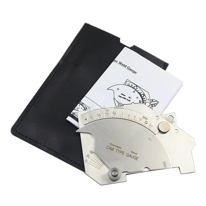 Upgraded Inch & Metric Bridge Cam Welding Gauge Welded Surfaces Joint Undercut Fillet Leg Throat Gage Measuring Drop Shipping