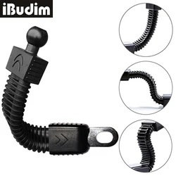 Bendable 17mm Ball Head Base for Motorcycle Motorbike Mobile Phone Holder Waterproof Bag Case Cellphone Mount Accessories