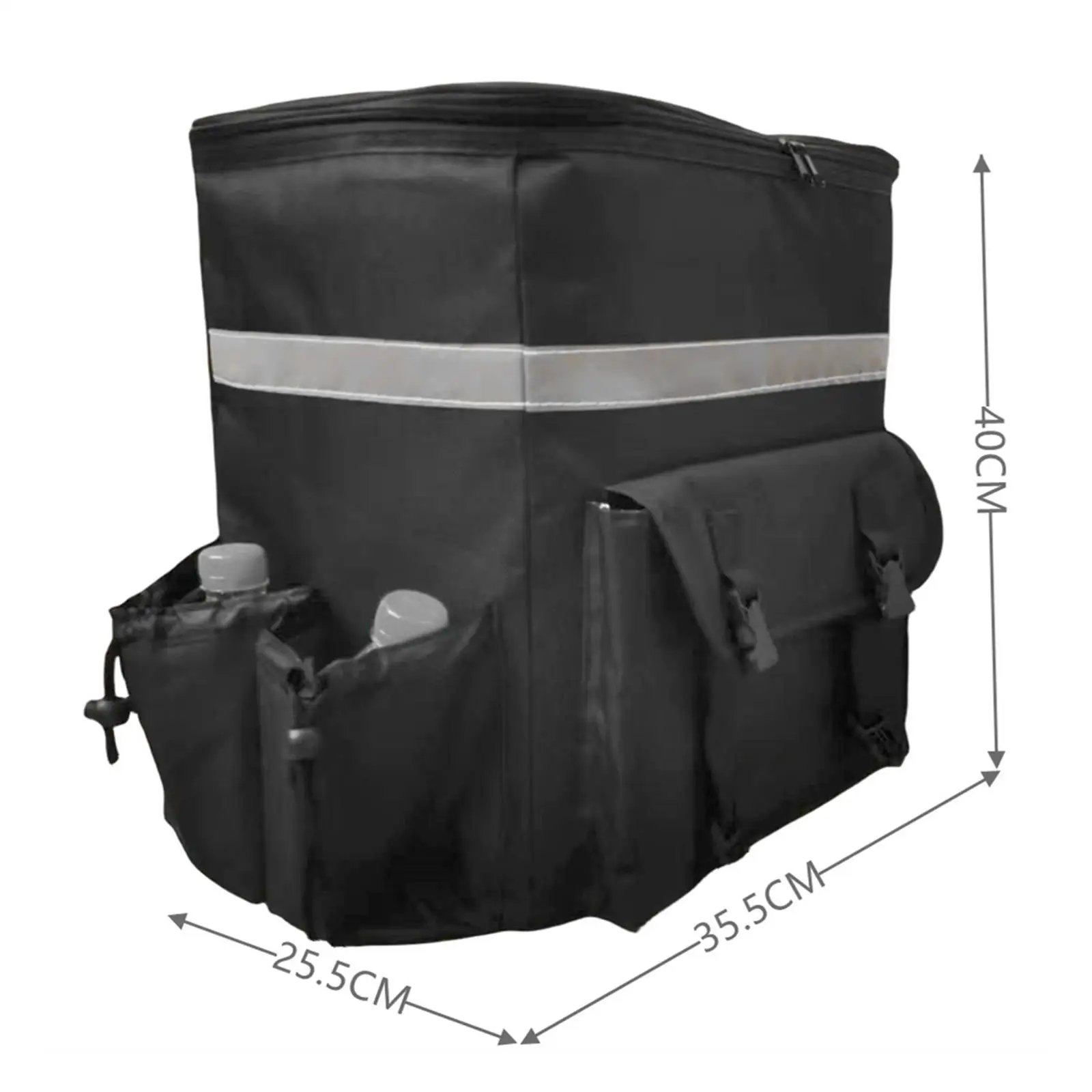 Insulated Food Delivery Box Cool Bag Camping Thermal Cool Container Materials Picnics And Aluminum Film Materials Cotton