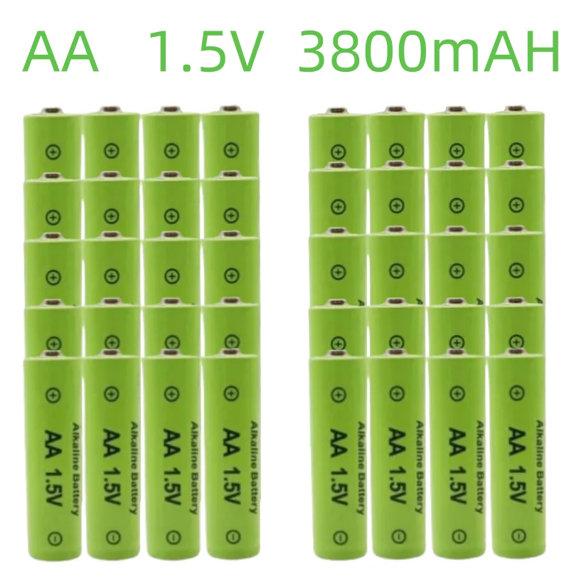 AA1.5V Battery 3800mAh Rechargeable Battery Lithium Ion 1.5V 3800mAH AA lkaline Battery For Torch Toys Clock MP3 Player Replace