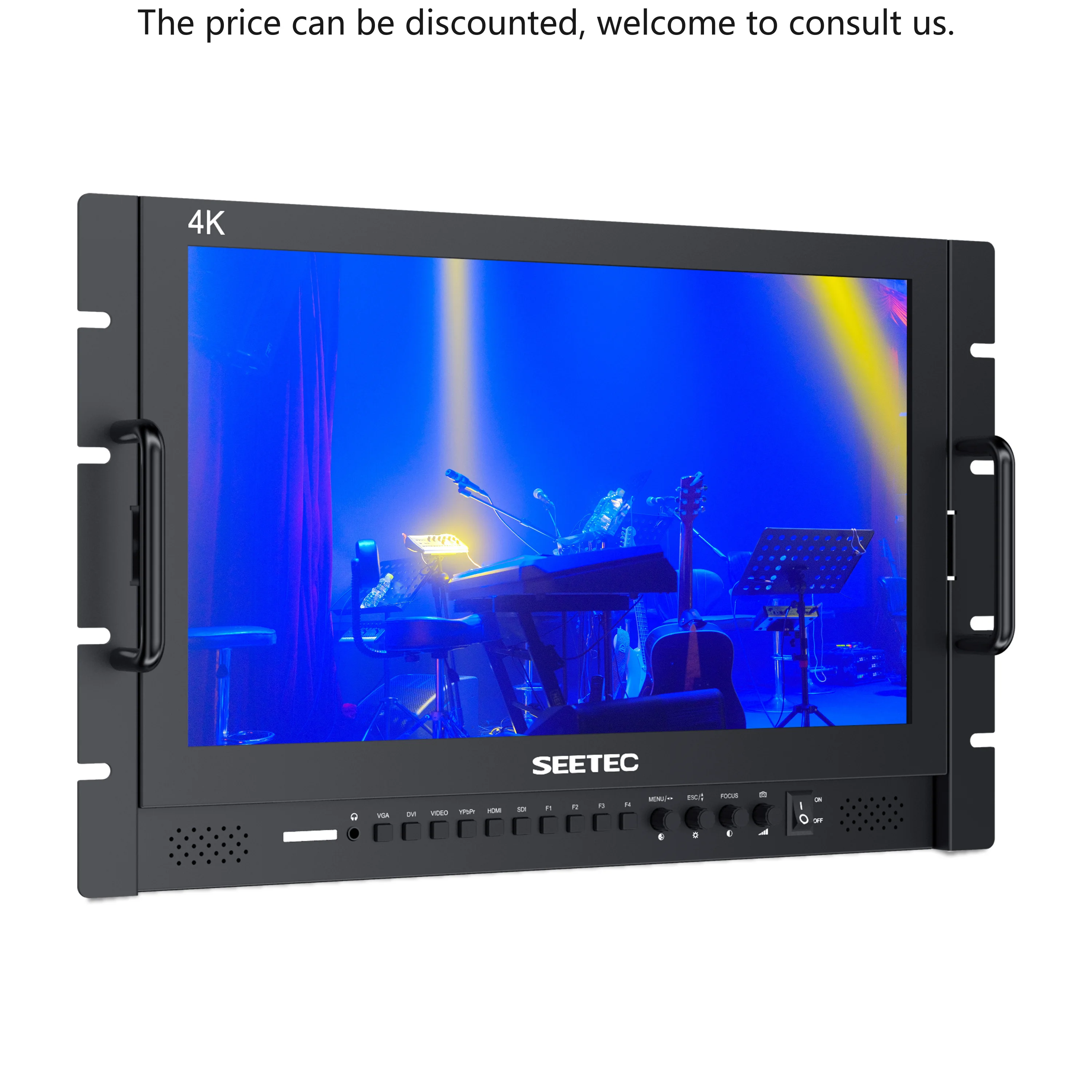

SEETEC P173-9HSD-RM 17,3-дюймовый монитор для монтажа в стойку | Совместимость с 1U | 3G-SDI/HDMI/YPbPr | Промышленный завод OEM