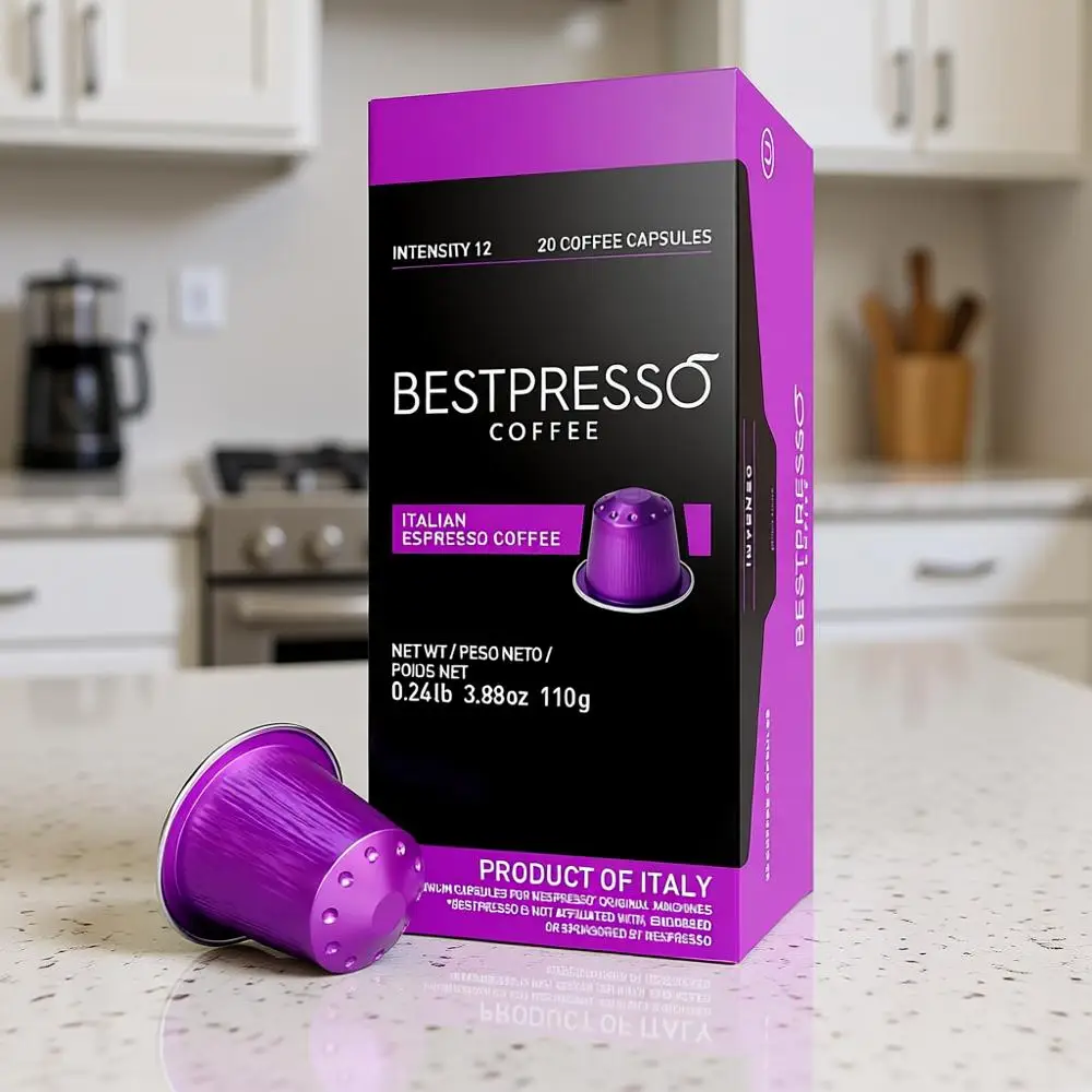 

120 Pods Certified Genuine Intenso Blend High Intensity Pods Compatible