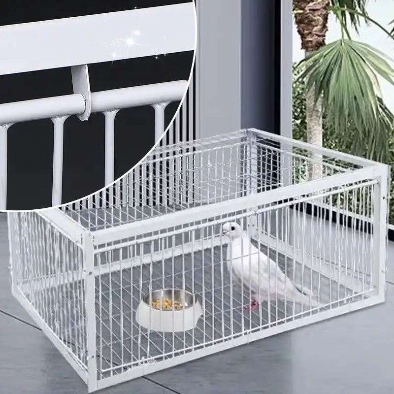 

New Auto Trap Bird Cage Rabbit Cage Mouse Cage Entry Only and No Exit Thickened and Encrypted Automatic Pigeon Collecting Tool