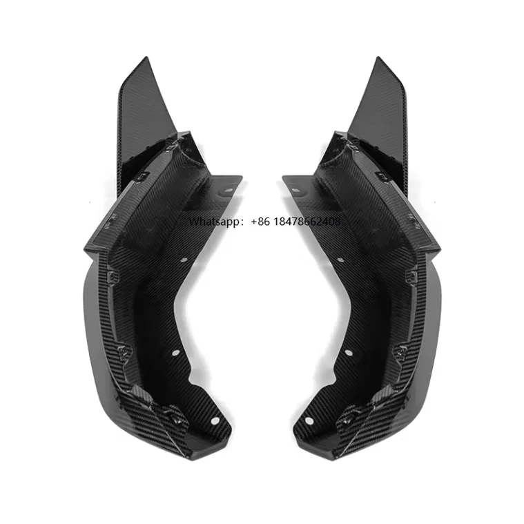 

Dry Carbon Fiber Rear Diffuser Corners for G82 G83 M4 2021+ MP Style Rear Bumper Lip Wrap