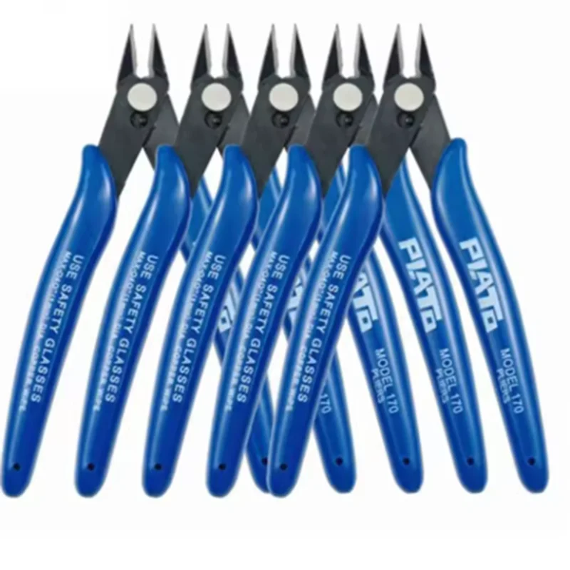 Pince diagonale en acier au carbone, coupe-câble électrique, cisailles latérales, pince affleurante, outils à main, 1/5/10 pièces