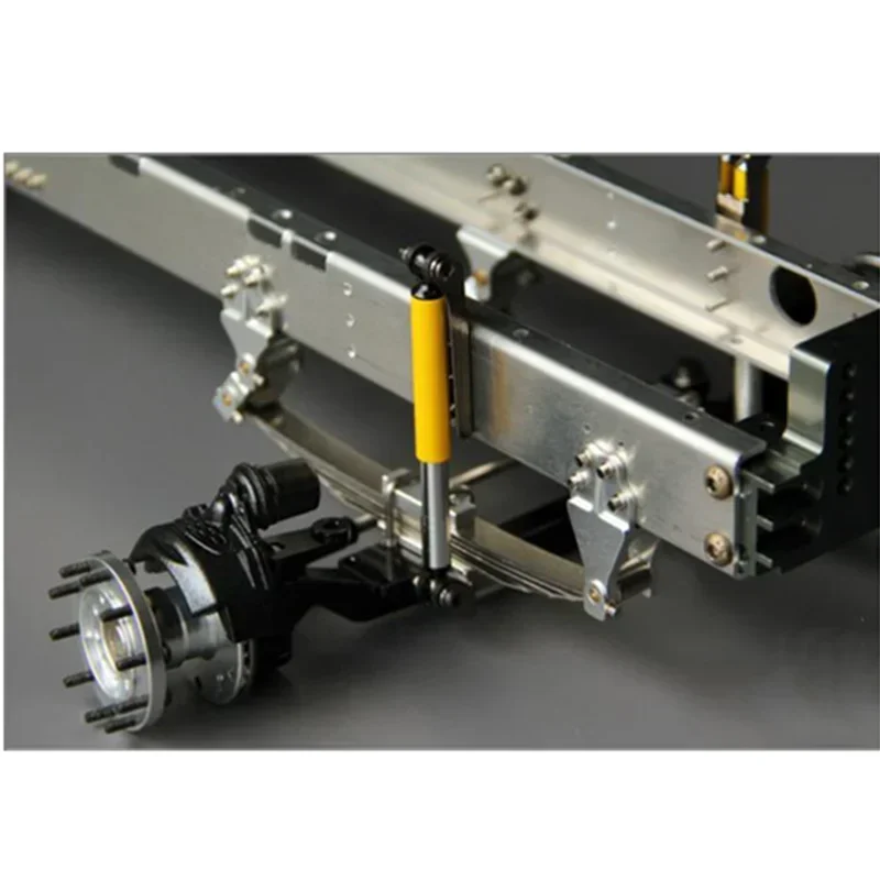 Simulação de suspensão dianteira do eixo de direção para peças 1/14 Tamiya RC Truck Scania MAN Benz