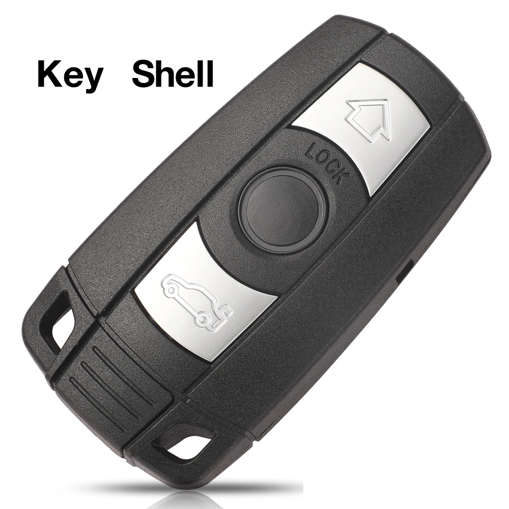 Jingyuqin Schlüssel Shell Für BMW E61 E90 E82 E70 E71 E87 E88 E89 X5 X6 Für 1 3 5 6 Serie Ersetzen 3 Taste Smart Auto Schlüssel Fall Abdeckung