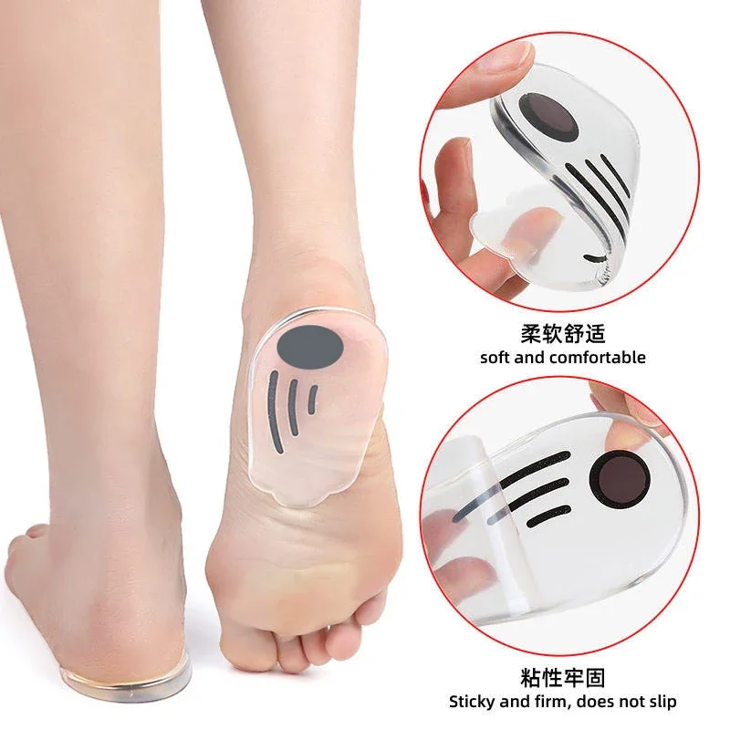 Silicone Orthopedic Insole for Feet O/X Leg Type Valgus Varus Correction Plantar Fasciitis Gel Heel Pad Magnet Massage Foot Care image 4