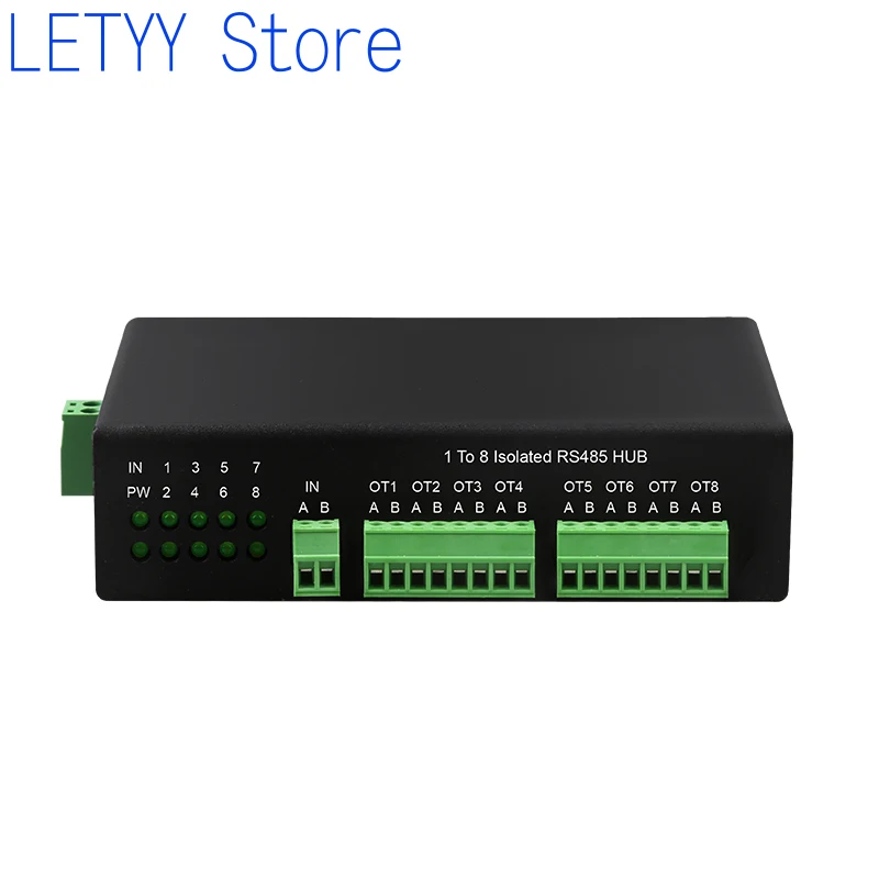 485 Line Divider 4 8 Channels 16 Channels Industrial Grade Isolation Type 1 Point 8 Bidirectional Communication RS485 Hub