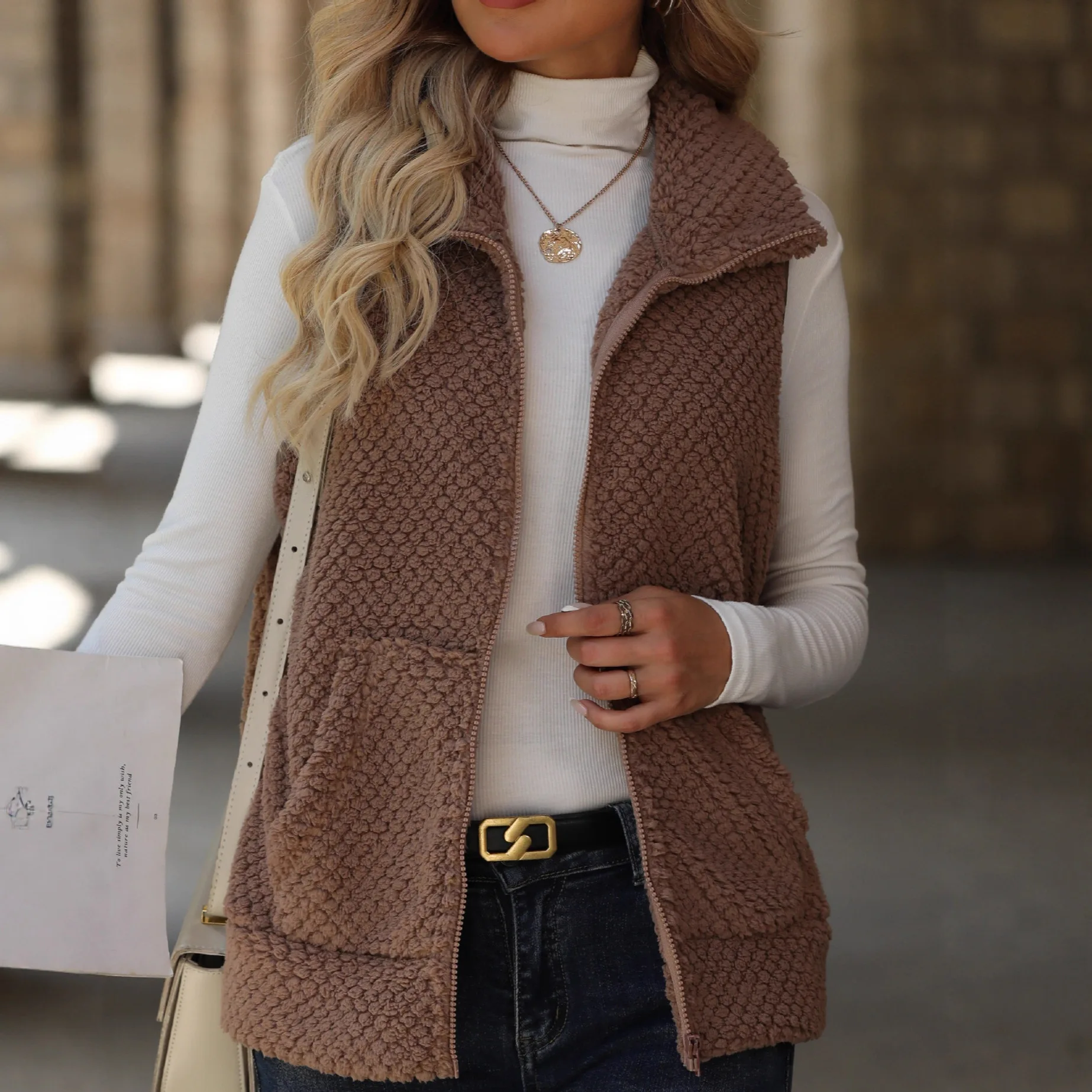 

Женский облегающий вязаный жилет на шнуровке спереди с вышивкой, ультралегкий многослойный топ, милый девичий осенний повседневный шикарный жилет