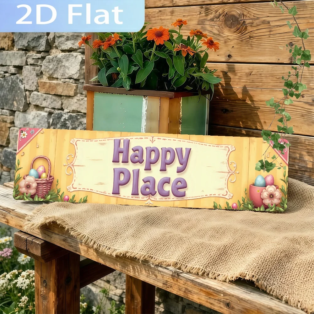2D Flat - A Two-Dimensional Flat And Printed Sign Showcasing a Retro 