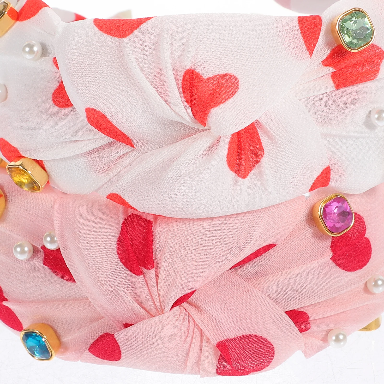 

3pcs Wide Headbands For Women Knot Bands Fashionable Bow Headband Valentine Party Daily Wear Lightweight Comfortable Hair