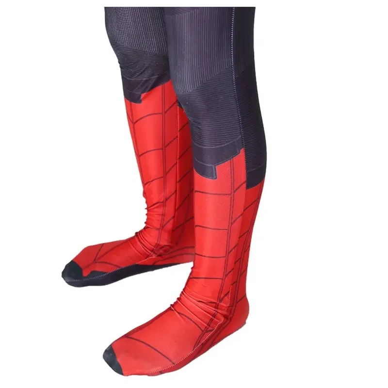 New Miles Morales Far From Home Spiderman Cosplay Costume 3D Style Zentai Superhero Bodysuit Spandex Suit for Kids