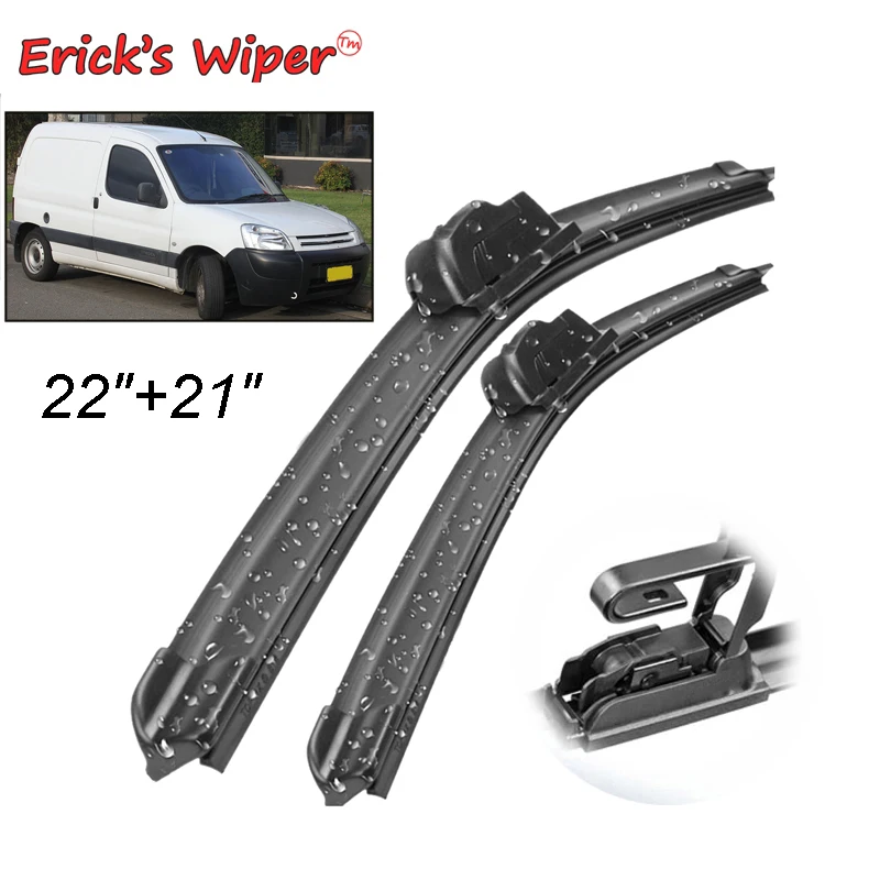 Erick\'s Wiper Front Wiper Blades For Citroen Berlingo MK1 1996 - 2007 Windshield Windscreen Window Car Rain Brushes 22\