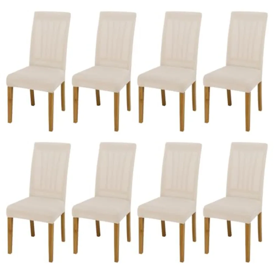 

Chair Covers, Dining Room Chair Covers Set of 8, Stretch Kitchen Chair Cover, Washable Dining Chair Cover, Parsons Chair Slipco