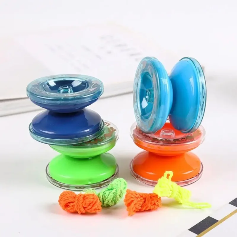 1Pcs Mini Plastic Yo Yo Ball Funny Gadgets Interesting Toys for Kids Yoyo Ball Party Brainstorming Concentration Floor Toys