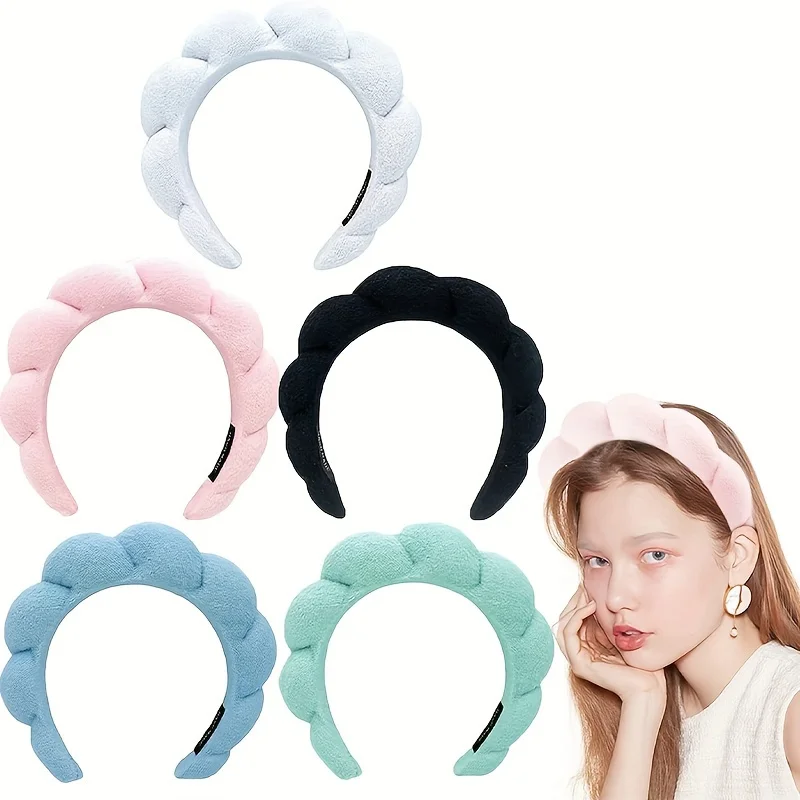 1pc Sweet Super Soft Spa Headband - Perfect for Skin Care, Face Washing, Makeup Removal, Shower Facial Care Tools