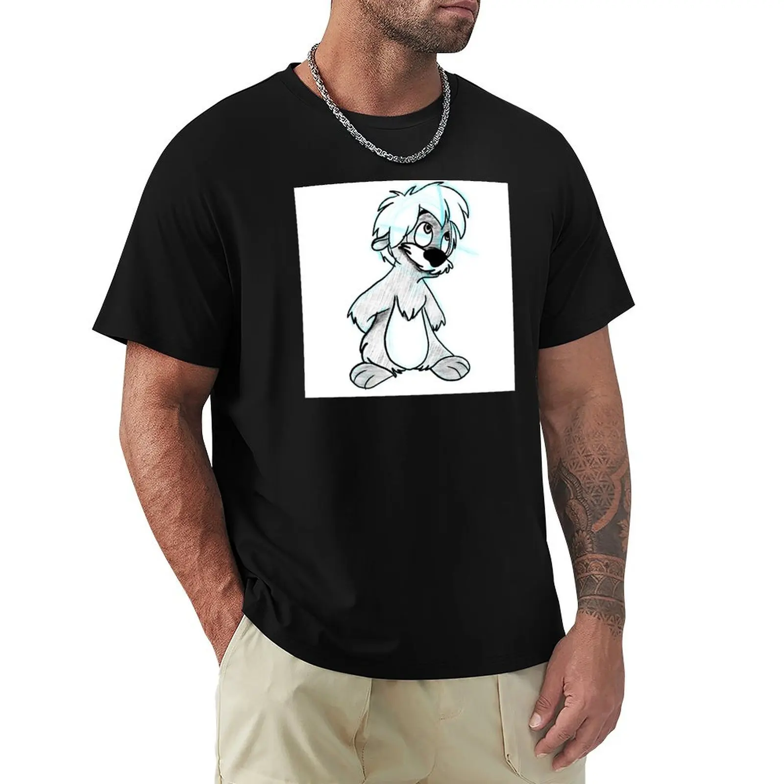 

Gurgi T-Shirt Short sleeve tee Funny t-shirts luxury clothes men