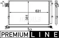 

AC38000P for air conditioning radiator PREMIUM LINE G30 G11 G12 G14 G15 G16 G16 G32