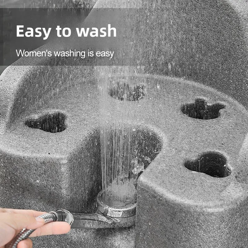 

Многофункциональное нескользящее сиденье для душа из EPP, легкое, безопасное сиденье для ванной комнаты для пожилых людей и беременных, портативный стул с защитой от скольжения