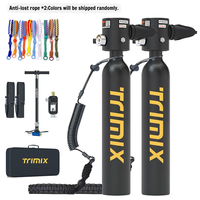 TRIMIX 0.5L Mini Scuba Tank Dive  Diving Equipment Underwater Breath Device  Cylinder Oxygen  5-10 Minutes E Set