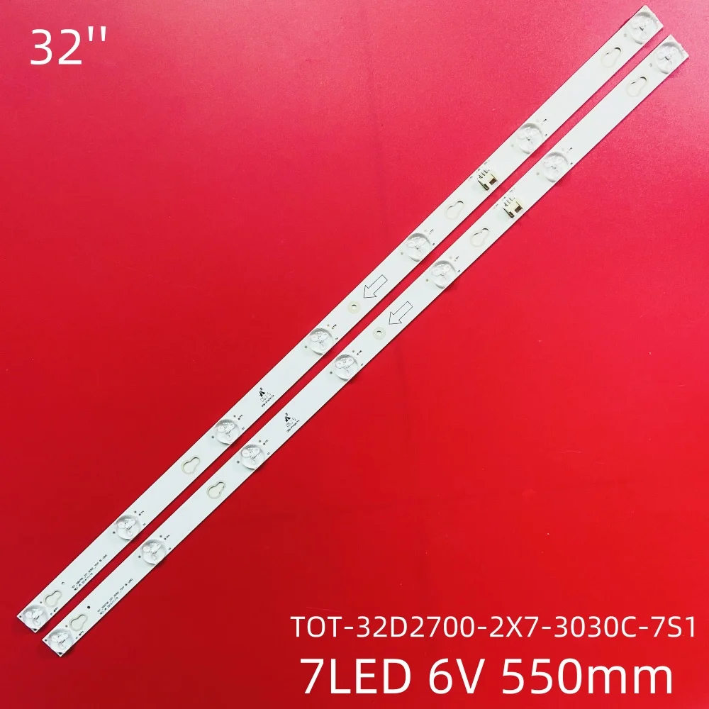 Barre di illuminazione TV LED per 32D2700 32S3750 32S800 32S3800TSAA L32D2700S L32D2730A LED32D2700 LED32D2710 Strisce di retroilluminazione