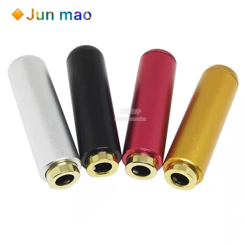 1pcs Three section four section headphone plug gold-plated 3.5mm female stereo headphone assembly female base 3.5mm audio socket